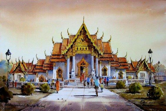 อัญมณีแห่งสถาปัตยกรรม: พระอุโบสถและพระวิหารคด